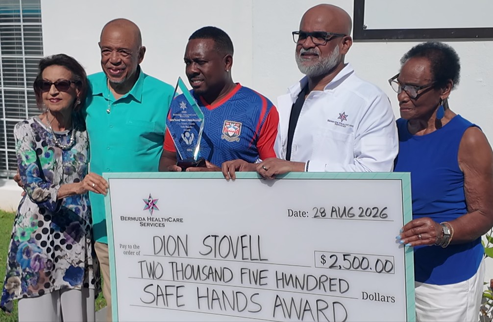 Dion Stovell awarded Safe Hands Prize for Second Time